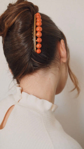 Peigne à Cheveux Ancien Corail Or Jaune 58 Facettes