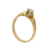 Ring 60 Contrary solitaire ring with diamond 0,30 ct 58 Facettes 31425