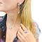 Boucles d'oreilles Boucles d'oreilles Cartier, "Caresse d'Orchidée", or blanc, diamants, pierres de couleur. 58 Facettes 33023