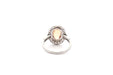 Bague 54 Bague topaze 2,24cts et diamants en platine 58 Facettes 26066