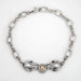 Collier Collier ras du cou en corde de coton or et argent de Barry Kieselstein 58 Facettes G13684