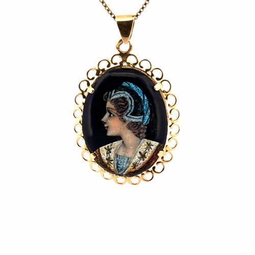Pendentif Pendentif Email Or Jaune 18k 58 Facettes 2-PEA4-GS29789