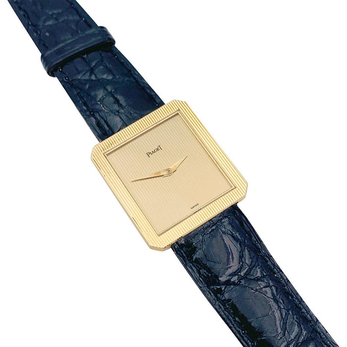 Montre Montre Piaget, "Protocole", or jaune, cuir. 58 Facettes 33766