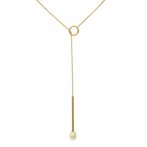 Collier Collier Négligé Or jaune Perle 58 Facettes 3164026CN