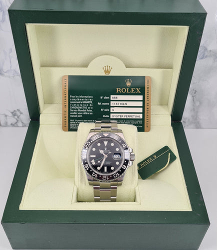 Montre ROLEX GMT-Master II Céramique 58 Facettes 116710-1-1-1
