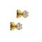 Boucles d'oreilles Boucles d'oreilles puces en or jaune serties de diamants de 0,76 ct 58 Facettes 19444