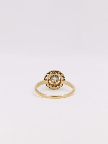 Bague 60 Bague marguerite diamants taille ancienne 58 Facettes J377