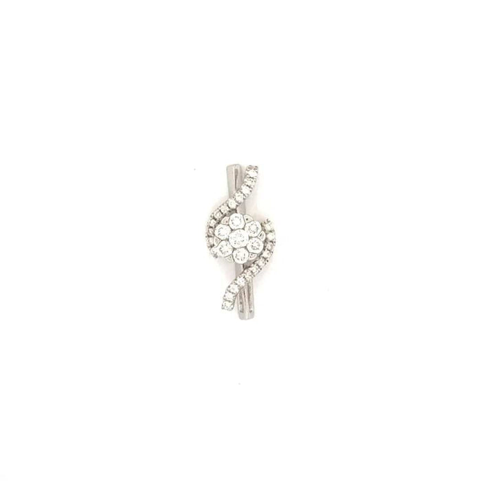 Pendentif Pendentif or blanc diamants 58 Facettes C1PE-GS20816-02