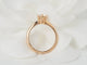 Bague 51.5 Bague solitaire en or rose et diamant 0.69ct certifié 58 Facettes 31906