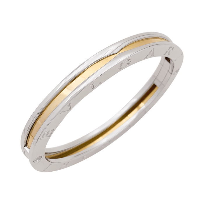 Bracelet Bulgari "BZero1" or, acier. 58 Facettes 34174