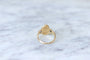 Bague marquise turquoises et perles
