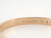 Bracelet bracelet CARTIER love 1 saphir rose jonc ouvert or 58 Facettes 264233