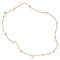 Collier Sautoir Pomellato, "Capri", or rose, céramique blanche. 58 Facettes 33659