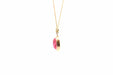 Pendentif Pendentif tourmaline diamant en or jaune 58 Facettes 34528