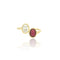 Toi & Moi Diamond ruby ring