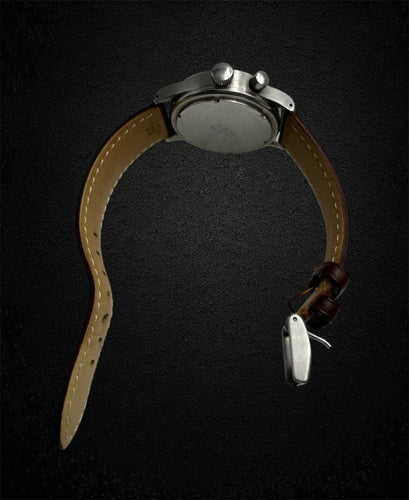 Montre Rare montre mono-poussoir Lemania 15 CHT - Institut hydrographique de la Royal Navy 58 Facettes