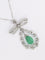 Collier Collier noeud Belle Epoque émeraude diamants 58 Facettes 1188.1