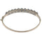 Bracelet Bracelet rigide en or blanc avec saphirs et diamants 58 Facettes G3837