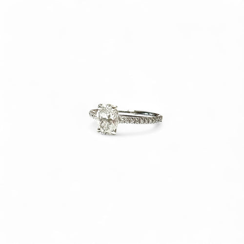 Bague 49 Bague solitaire diamant D/VS2 58 Facettes REF2537-304CF