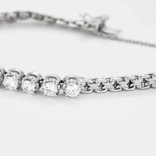 Bracelet Bracelet Or Blanc & Diamants 58 Facettes BO/240008/