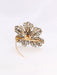 Broche Broche fleur ancienne or argent diamants taille ancienne 58 Facettes 339