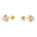 Boucles d'oreilles Boucles d'oreilles Puces Or jaune Diamant 58 Facettes 3248491CN