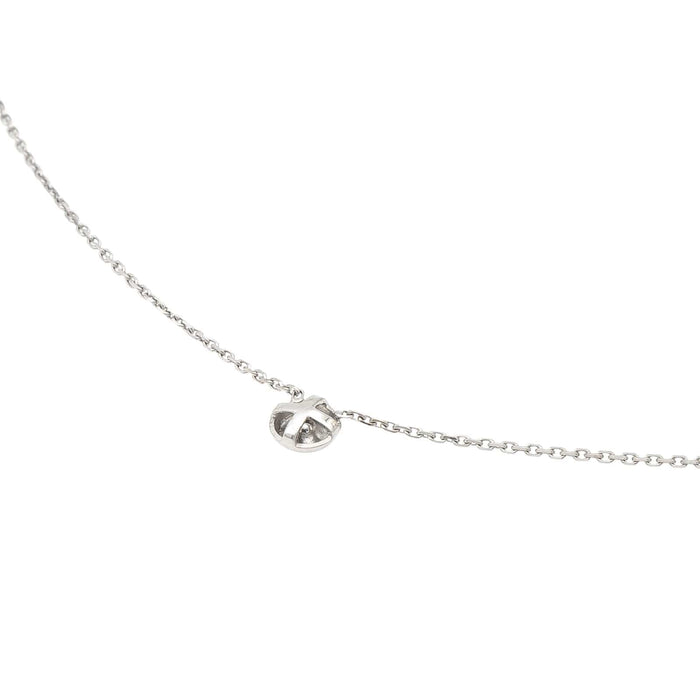 Collier Collier Or blanc Diamant 58 Facettes 579046RV