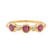 Bague 56 Bague Alliance Or jaune Rubis 58 Facettes 2991938CN