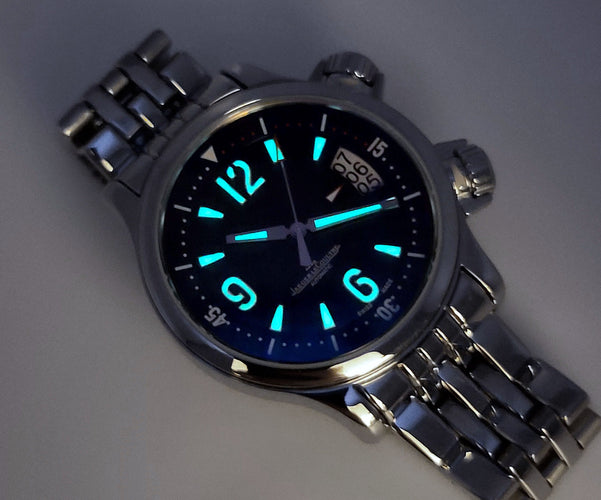 Montre Jaeger-LeCoultre Master Compressor RÉPARÉ par JLC Acier 148.8.60 Cal 960 58 Facettes