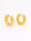 Boucles d'oreilles Boucles d'oreilles Créoles vintage or jaune mat 58 Facettes 1140.1