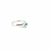 White Gold & Aquamarine Solitaire Ring 58 Facettes 40-GS35473-4