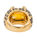 Bague 52 Dior Bague Cocktail Mitza Or jaune Citrine 58 Facettes 3726306CN