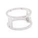 Bague 54 Bague Messika "Glam'Azone" or blanc, diamants. 58 Facettes 33978