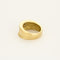 Bague 52,5 Bague bandeau en or jaune et diamants 58 Facettes FON2505