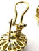 Boucles d'oreilles Boucles d'oreilles en or jaune avec aigue-marine et diamants 58 Facettes