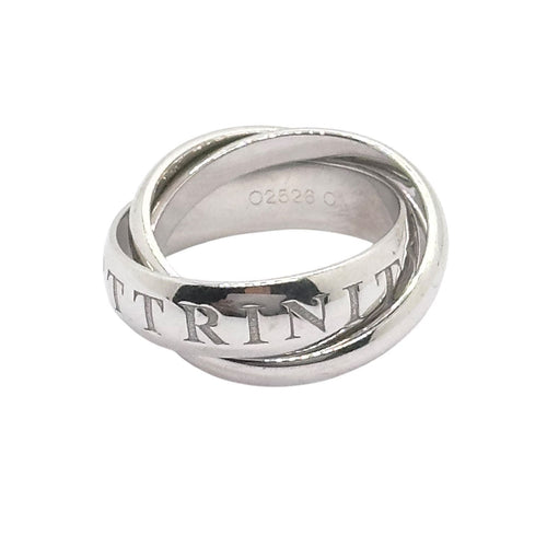 Bague 52 Cartier - Bague Or Amour Trinity en or blanc 18 carats 58 Facettes 358