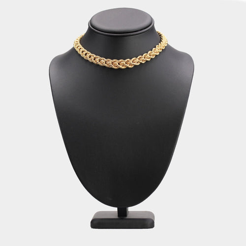 Collier Collier en or jaune tressé 58 Facettes 24-061