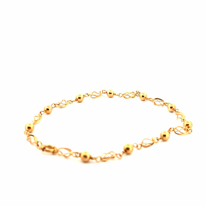 Bracelet Bracelet Perles Or Jaune 18k 58 Facettes 3-CO-BRA-GS31504