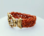 Bracelet Bracelet ancien corail important fermoir or jaune 58 Facettes