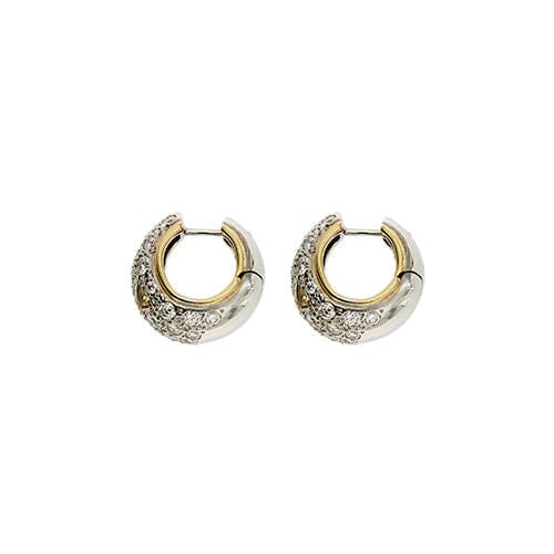 Boucles d'oreilles POMELLATO - Boucles d'oreilles en saphirs jaunes et diamants 58 Facettes 38310