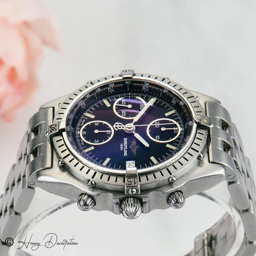 Montre Breitling - Chronomat Automatik Herrenuhr Stahl 58 Facettes 2539