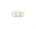 Bague Trilogie d'anneaux Ct 1,95 58 Facettes