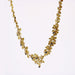 Collier Collier vintage saphirs diamants or jaune texturé 58 Facettes 24-276C