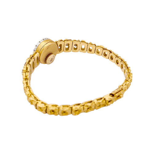 Montre Montre de dame Omega vintage, deux ors, diamants. 58 Facettes 34660