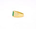 Bague Anello in oro giallo con smeraldo e diamanti 58 Facettes