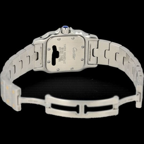 Montre Cartier Montre Santos De Cartier Galbee Pm 58 Facettes MT43964