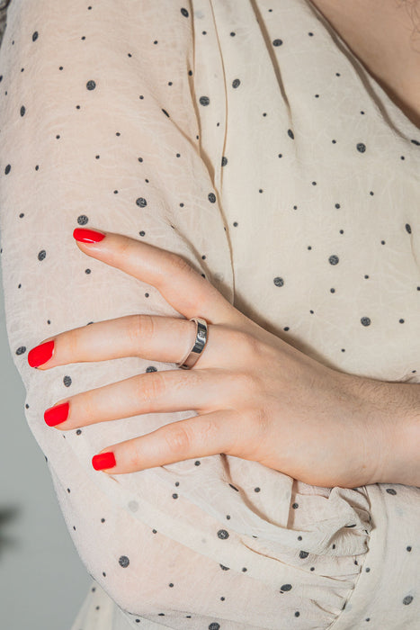 Bague Solitaire Or blanc Diamant