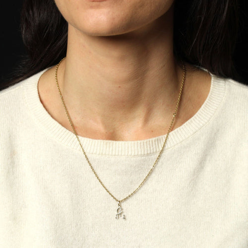 Pendentif Pendentif lettre A diamant 58 Facettes CVP167