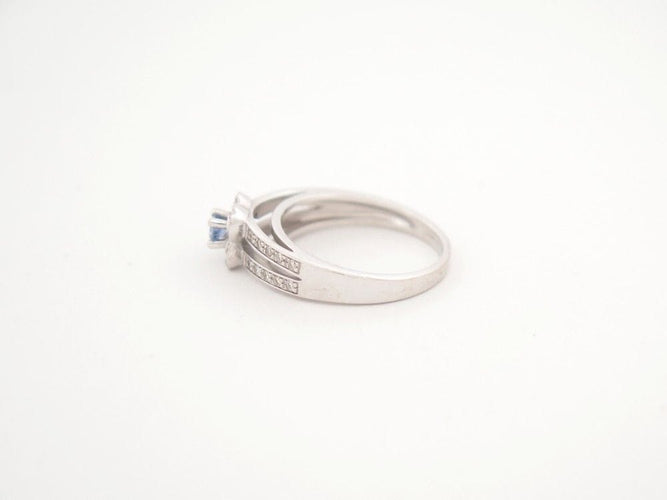 Bague 50 bague MAUBOUSSIN solitaire love bleu en or saphir 58 Facettes 259608