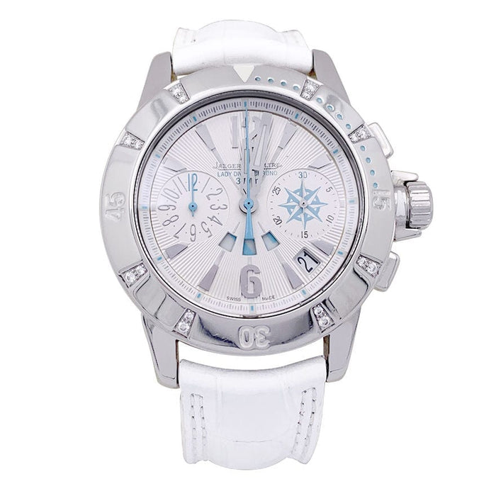 Montre Montre Jaeger Lecoultre "Lady Diving Chrono Date" acier, diamants. 58 Facettes 33796